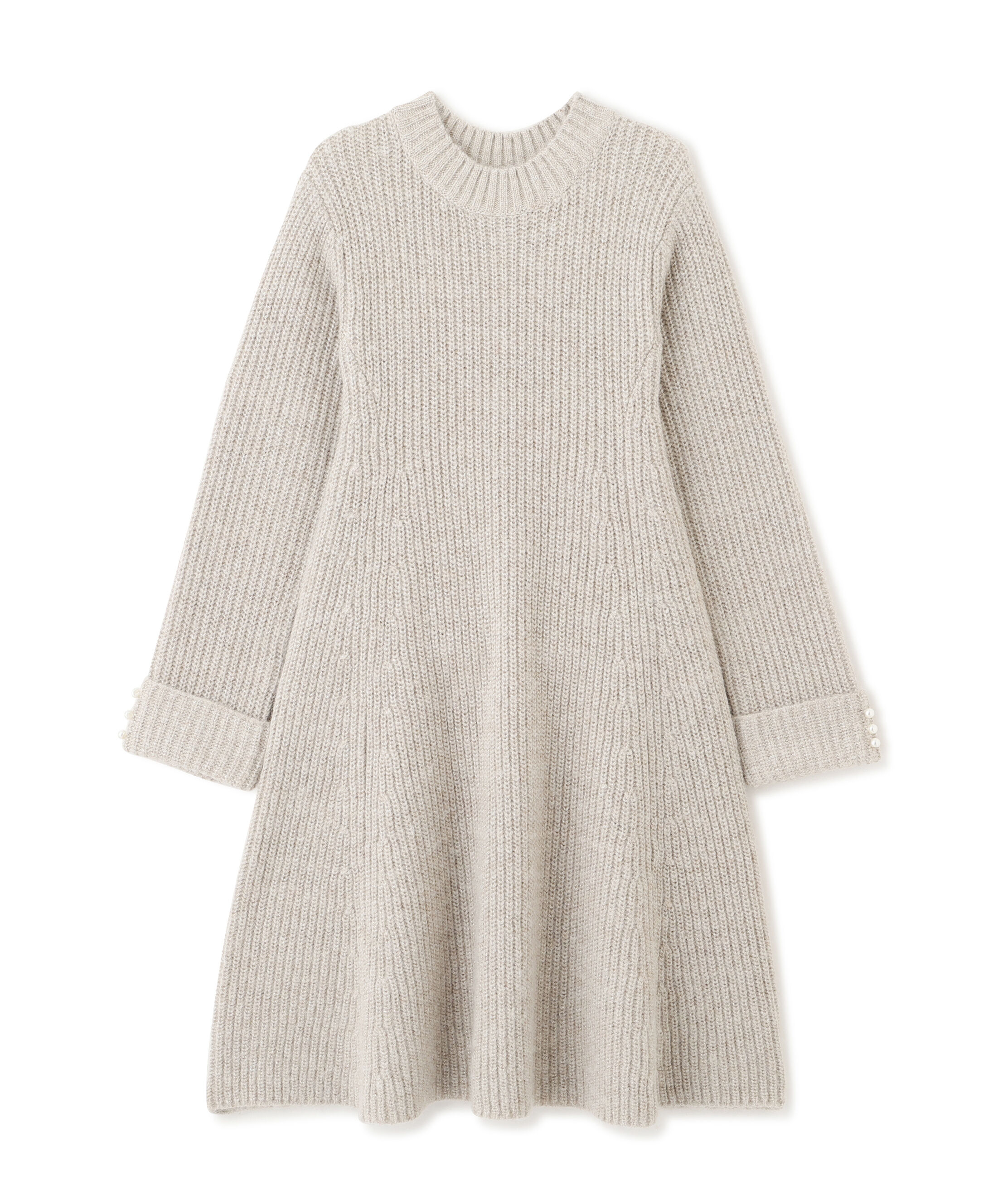 PROPORTION BODY DRESSING「ウールブレンドラメ入りニットミニワンピース　25AW」|ワンピース|