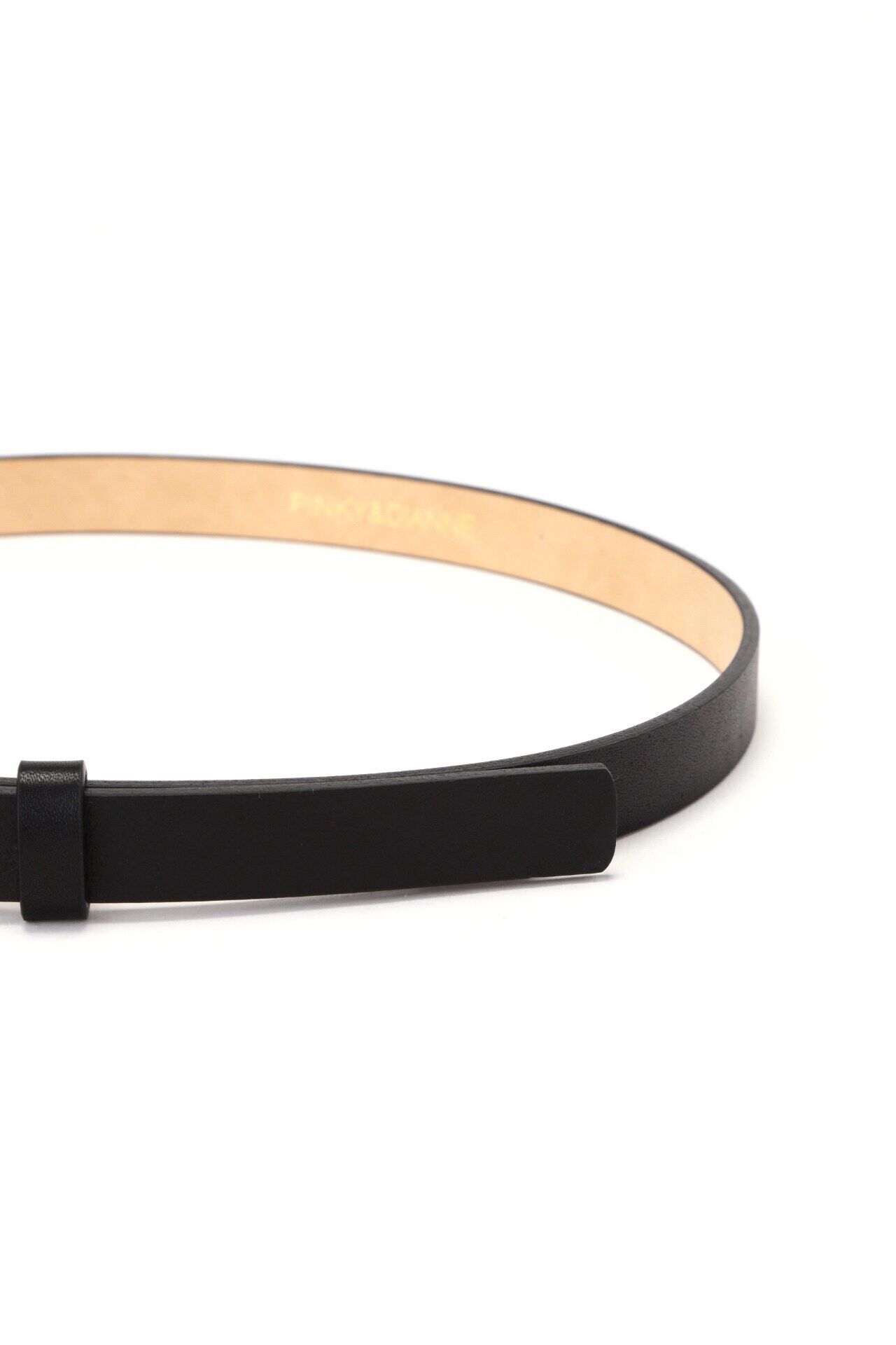  「ツイストバックル細ベルト」|ベルト|