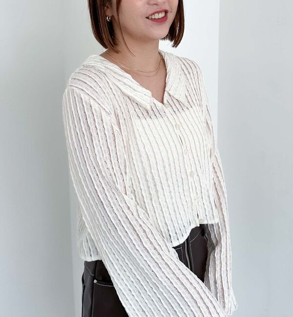 archives「フリルカットレースポロＣＤ」|Tシャツ・カットソー|