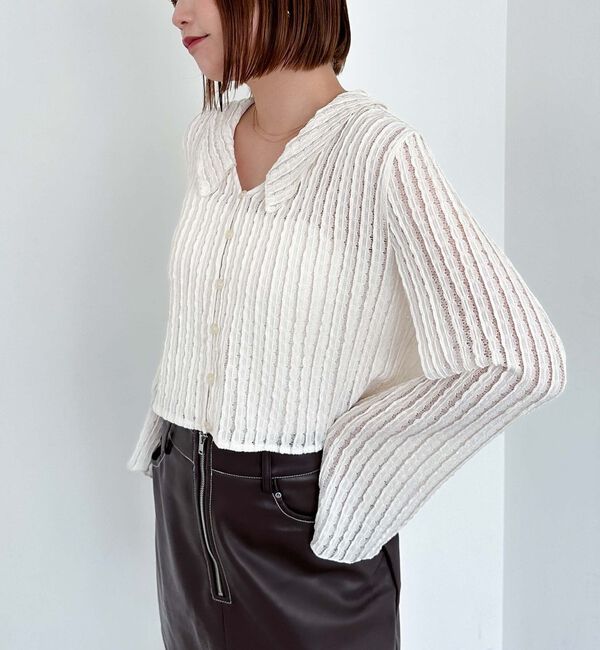 archives「フリルカットレースポロＣＤ」|Tシャツ・カットソー|