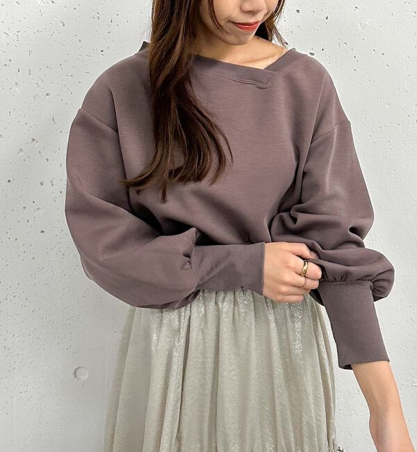 archives「ダンボールオフショルプルオーバー」|Tシャツ・カットソー|