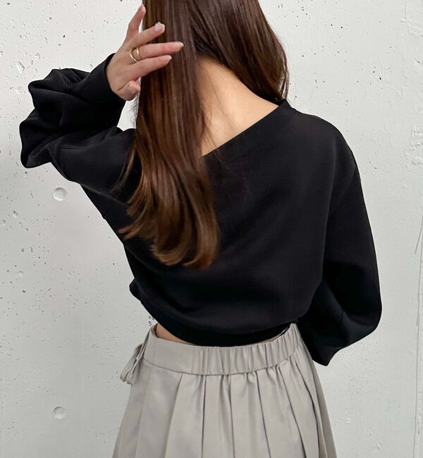 archives「ダンボールオフショルプルオーバー」|Tシャツ・カットソー|