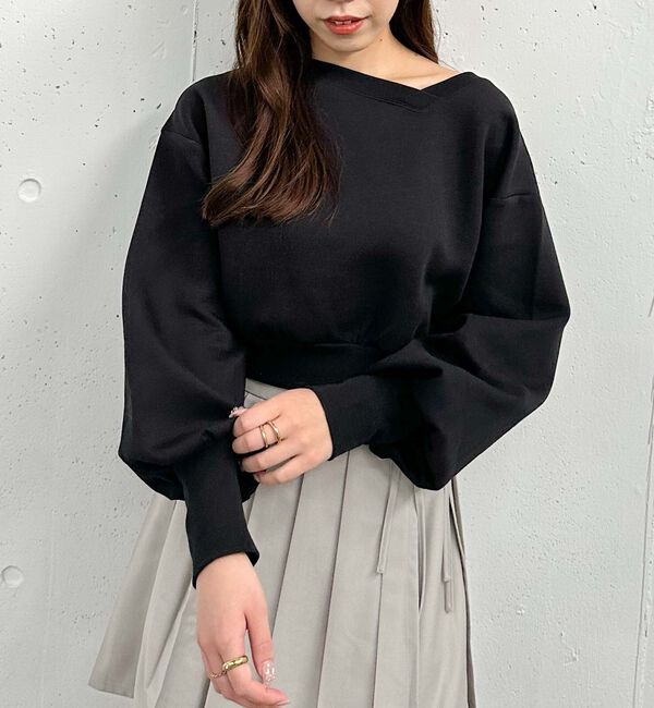 archives「ダンボールオフショルプルオーバー」|Tシャツ・カットソー|