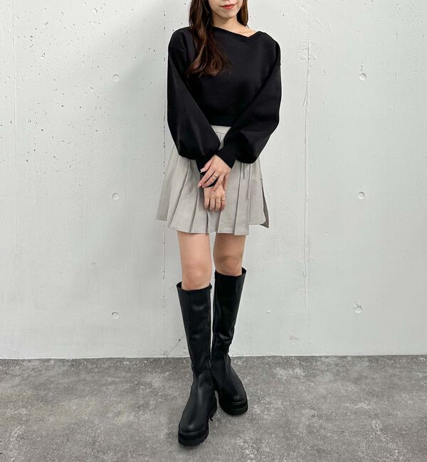 archives「ダンボールオフショルプルオーバー」|Tシャツ・カットソー|