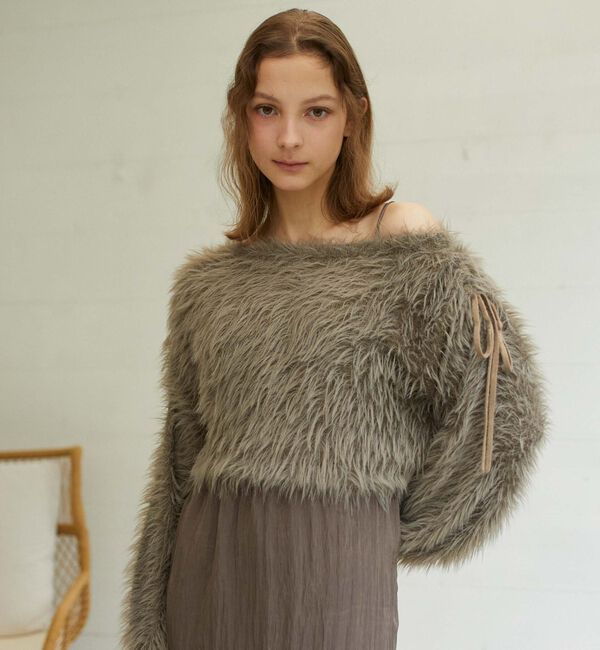 archives「シャギードロストニット&times;リンクルキャミワンピースＳＥＴ」|ワンピース|