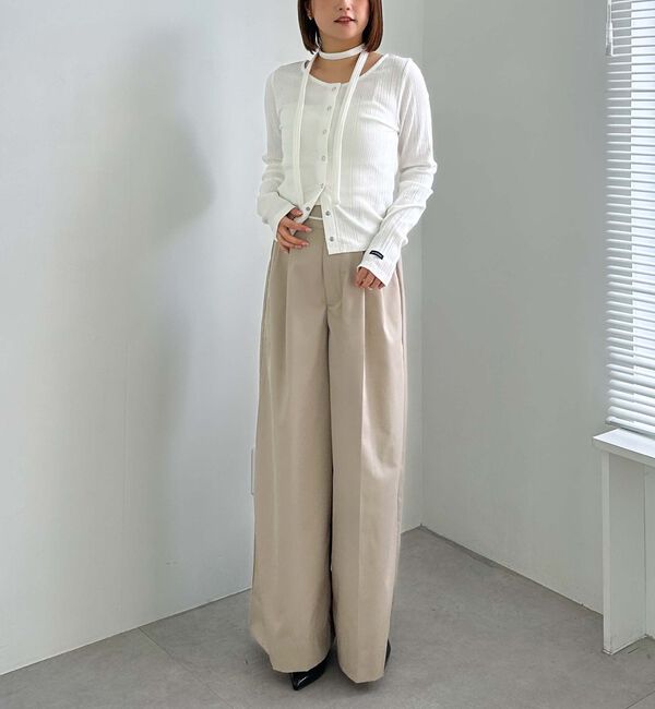 archives「チョーカーランダムリブカットカーデ」|Tシャツ・カットソー|