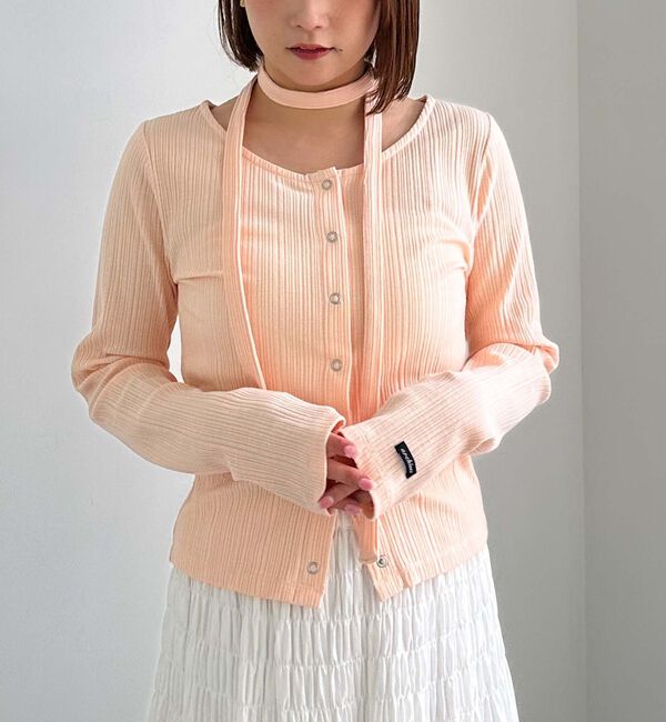 archives「チョーカーランダムリブカットカーデ」|Tシャツ・カットソー|