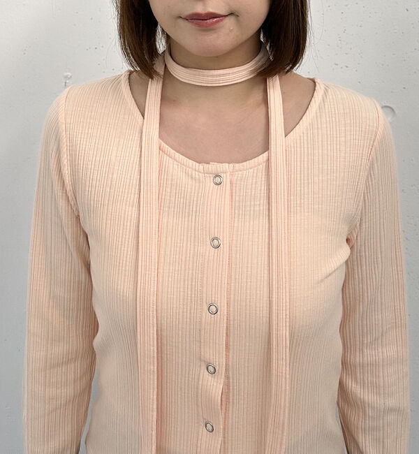 archives「チョーカーランダムリブカットカーデ」|Tシャツ・カットソー|