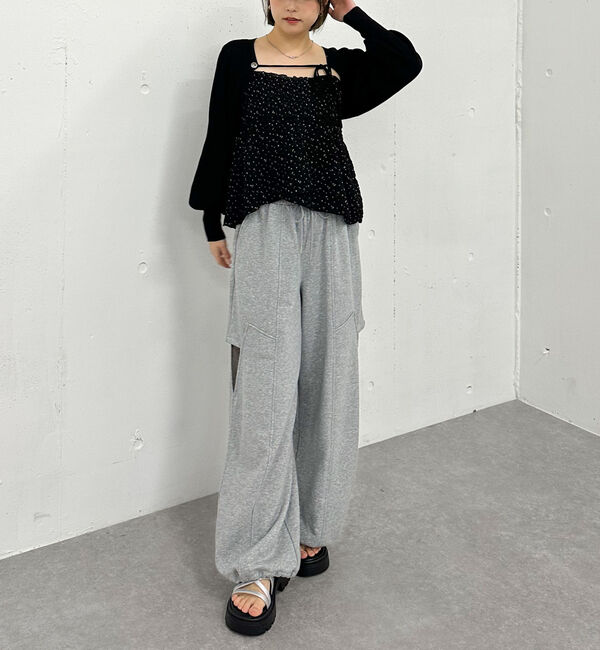 archives「シアーリブニットボレロ&times;花柄フレアキャミＳＥＴ」|カーディガン|