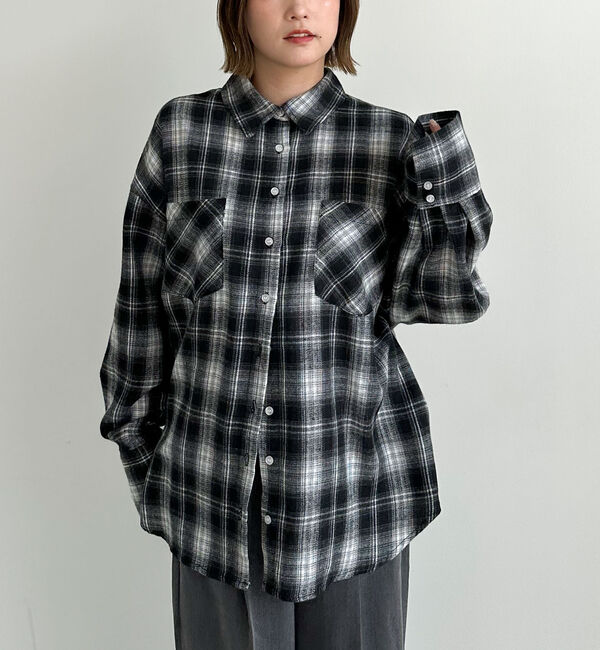 archives「チェックミドルネルシャツ」|シャツ・ブラウス|