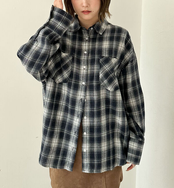 archives「チェックミドルネルシャツ」|シャツ・ブラウス|