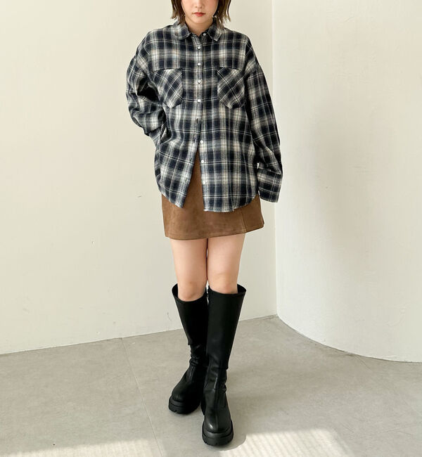 archives「チェックミドルネルシャツ」|シャツ・ブラウス|