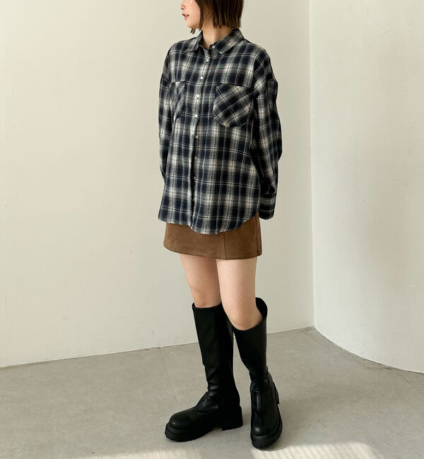 archives「チェックミドルネルシャツ」|シャツ・ブラウス|