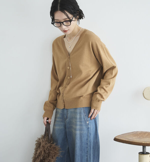 Doux archives「機能性　Ｖネックカーディガン」|カーディガン|