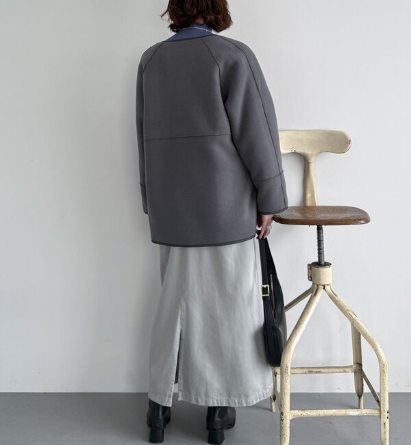 Doux archives「ピグメント加工フロントＺＩＰジャンスカ」|ジャンパースカート|