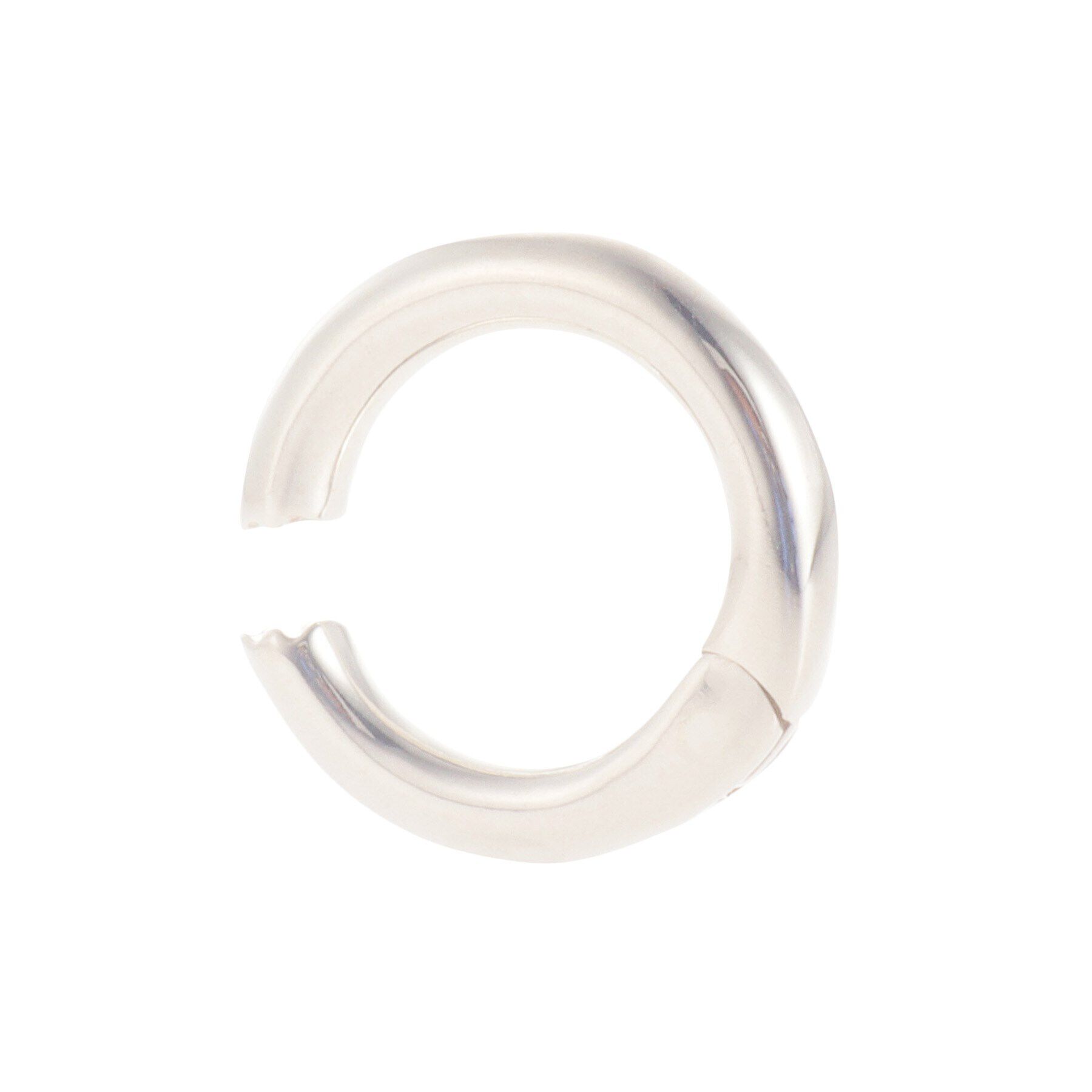 COCOSHNIK「シルバー 丸線中折れ イヤーカフ小」|イヤリング|シルバー(600)