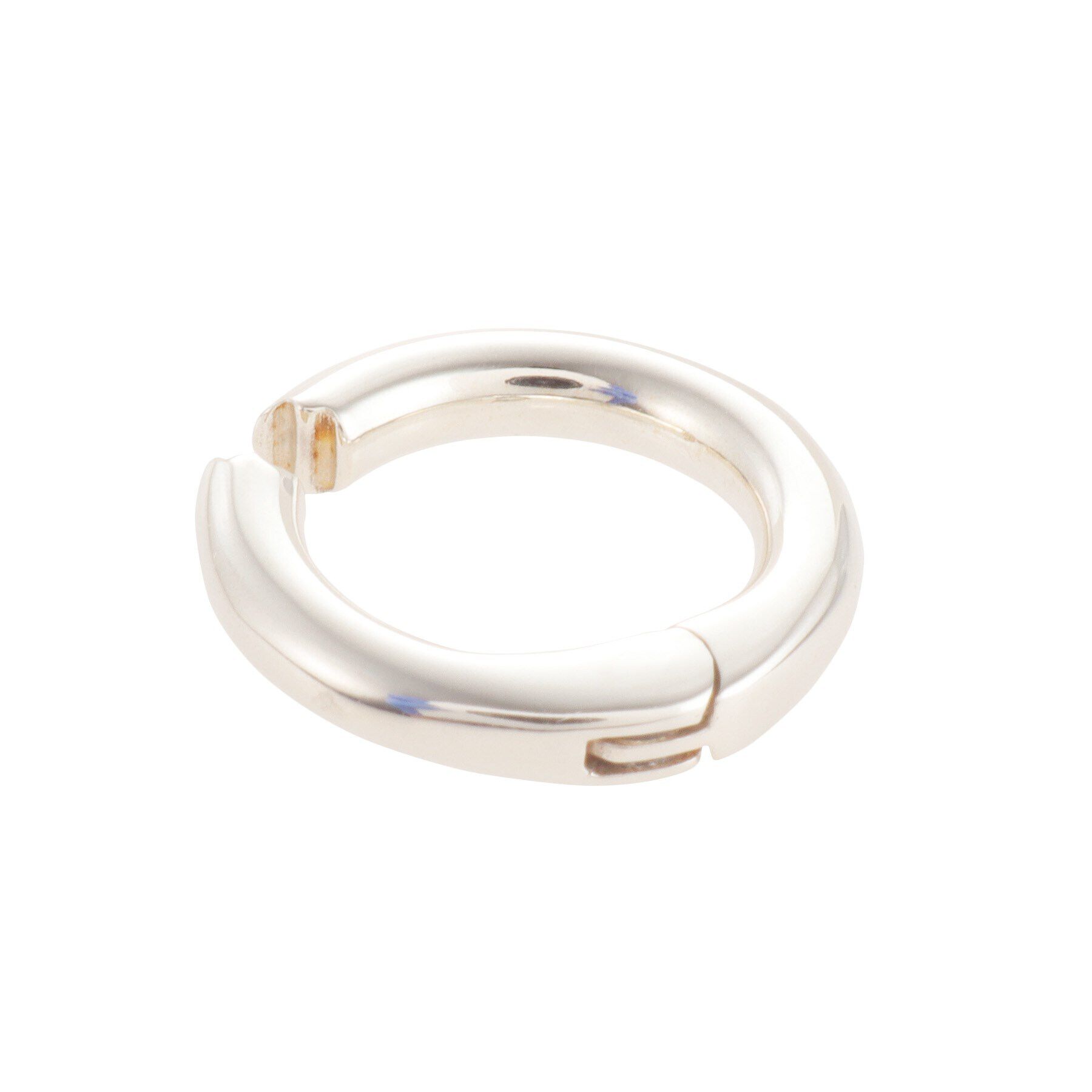 COCOSHNIK「シルバー 丸線中折れ イヤーカフ小」|イヤリング|