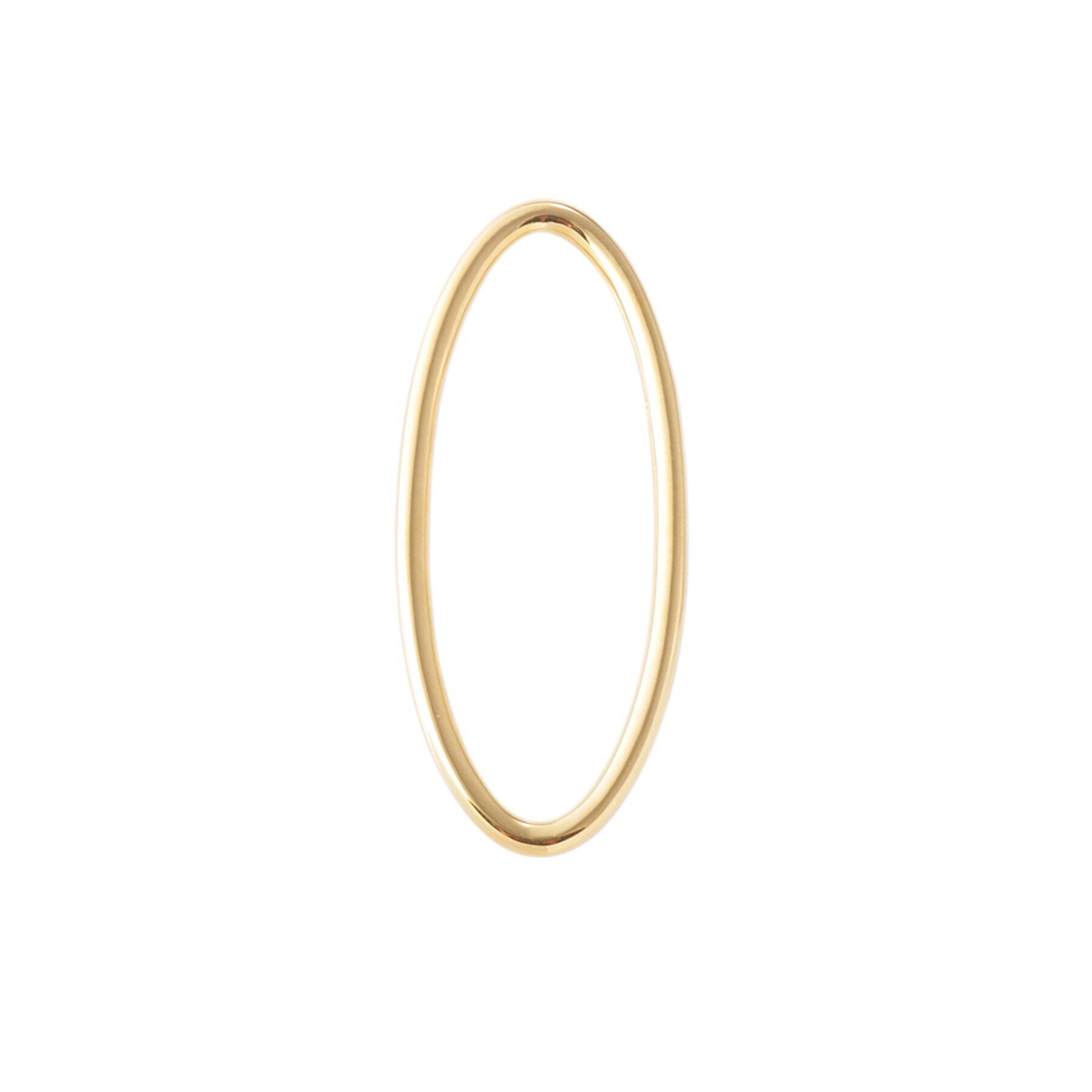 COCOSHNIK「シルバー オーバルフープ イヤーカフチャーム GP」|チャーム・キーホルダー|