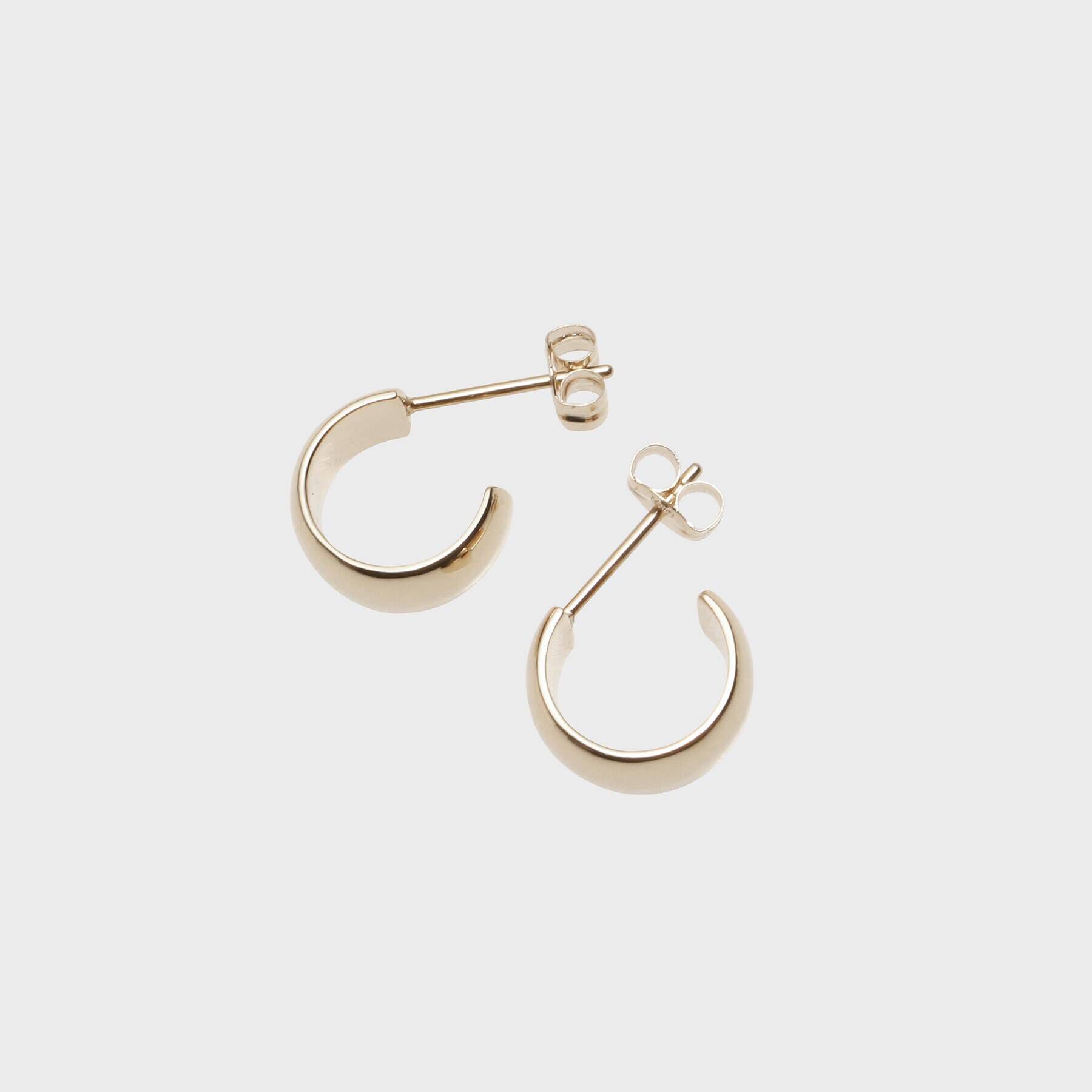 COCOSHNIK「K10平甲 フープピアス」|ピアス|