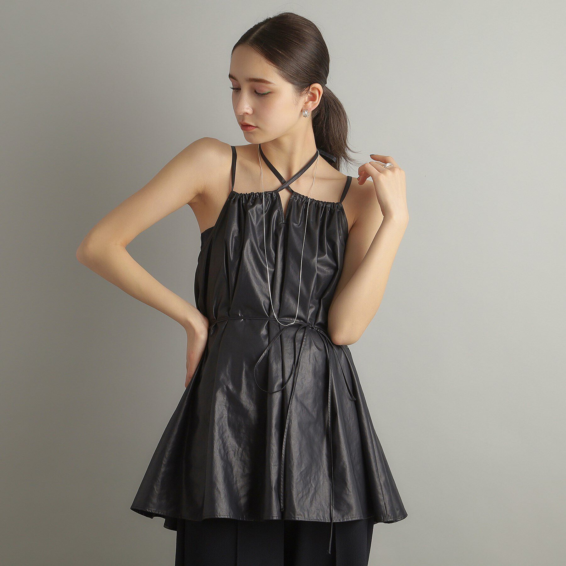 COCOSHNIK ONKITSCH「シルバー デザインチェーン ベネチアンネックレス（90cm）」|ネックレス|