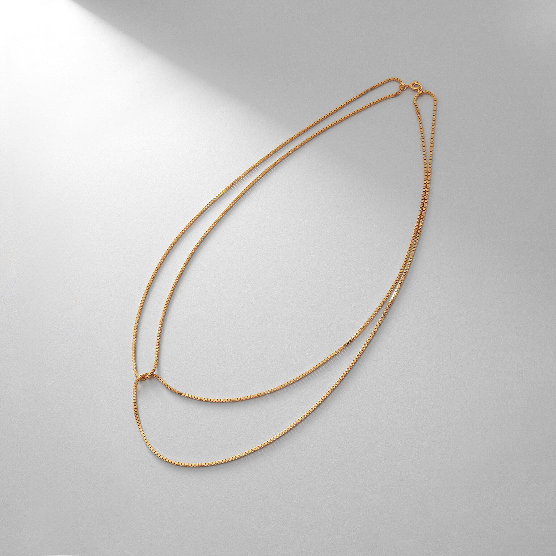 COCOSHNIK ONKITSCH「シルバー ベネチアン クロスネックレス GP」|ネックレス|