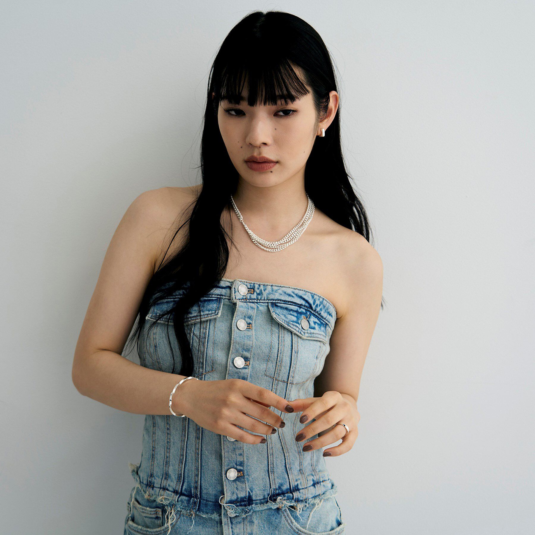 COCOSHNIK ONKITSCH「シルバー スクリューバングル」|ブレスレット・バングル|