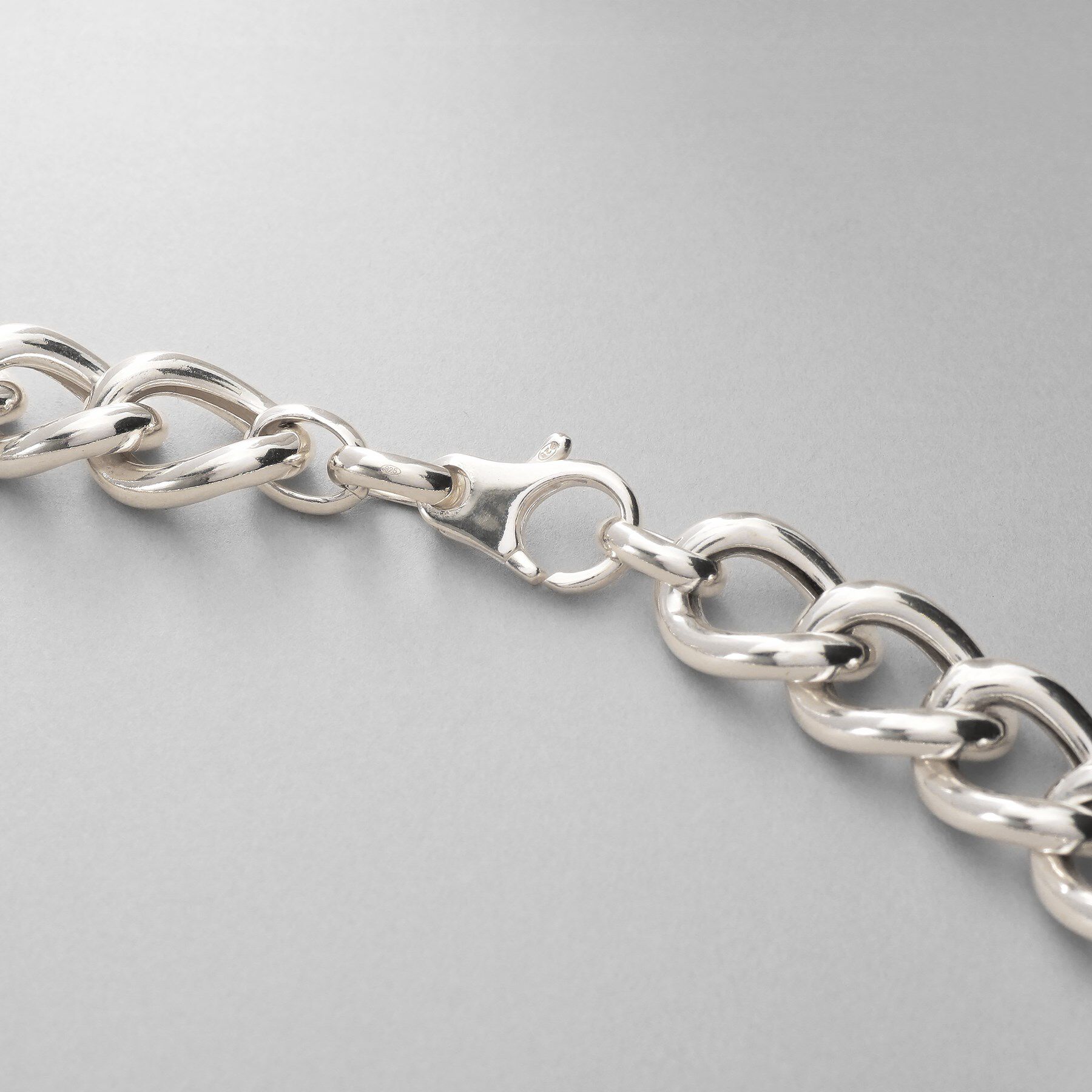 COCOSHNIK ONKITSCH「シルバー デザインチェーン ホロウボリュームカーブネックレス」|ネックレス|