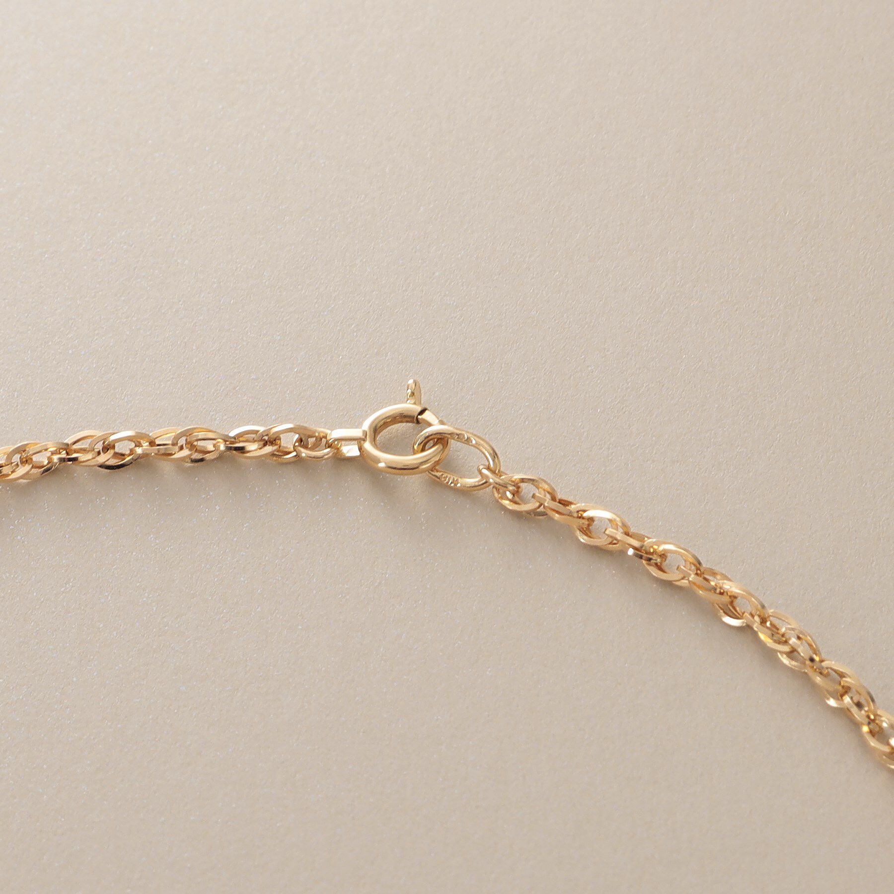 COCOSHNIK「K18角線スクリュー ネックレス」|ネックレス|