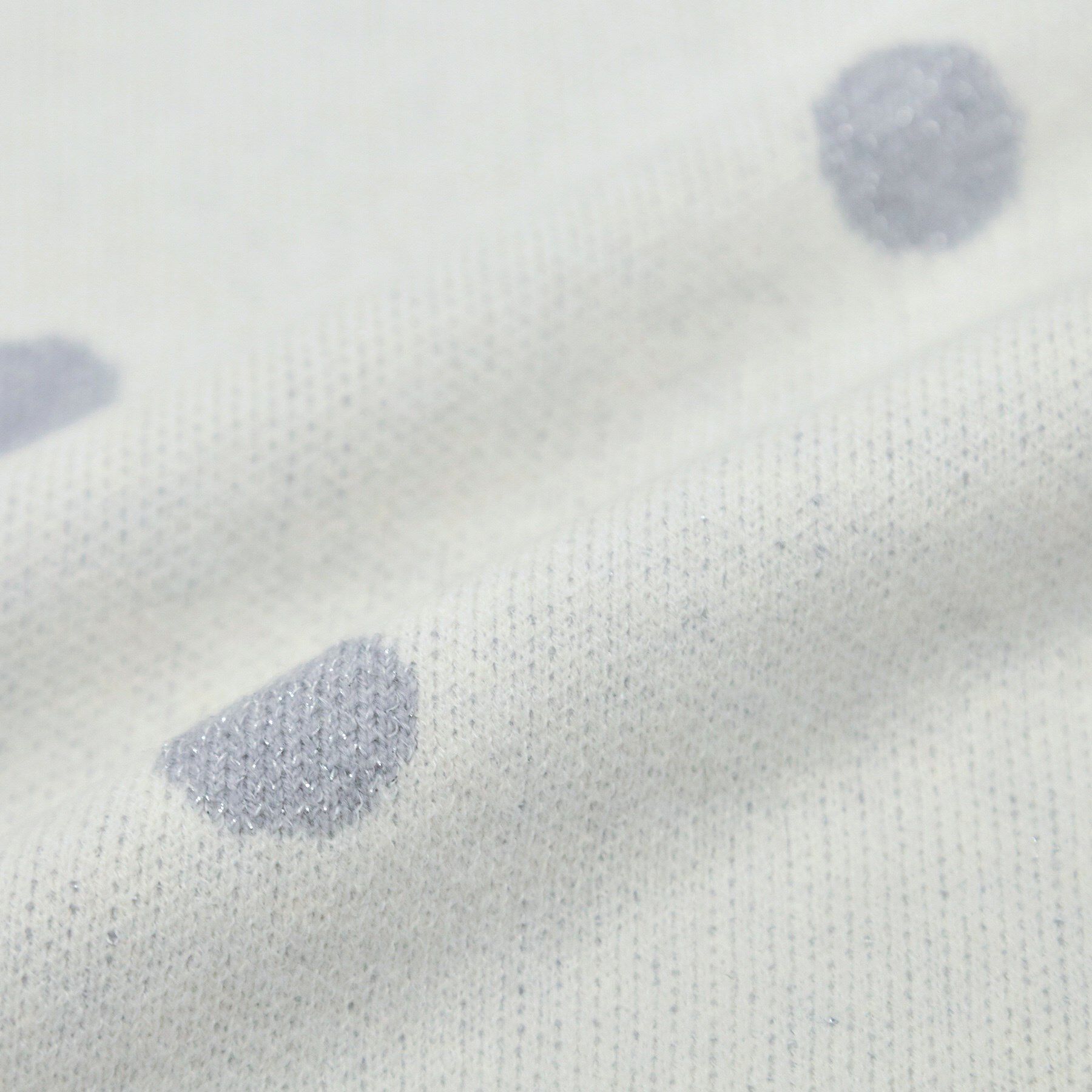 SHOO･LA･RUE「【S-LL/洗濯機可】　体系カバー出来る 大人のドット柄ニット」|ニット・セーター|