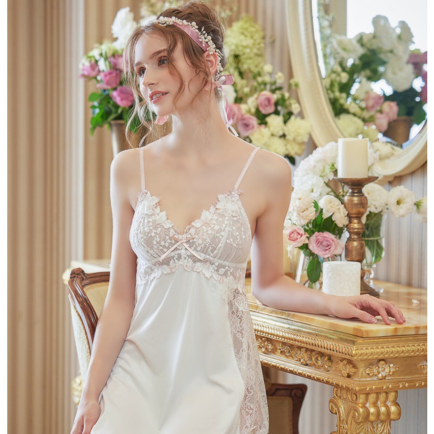 Risa Magli「ロマーヌ スリップ」|キャミソール|