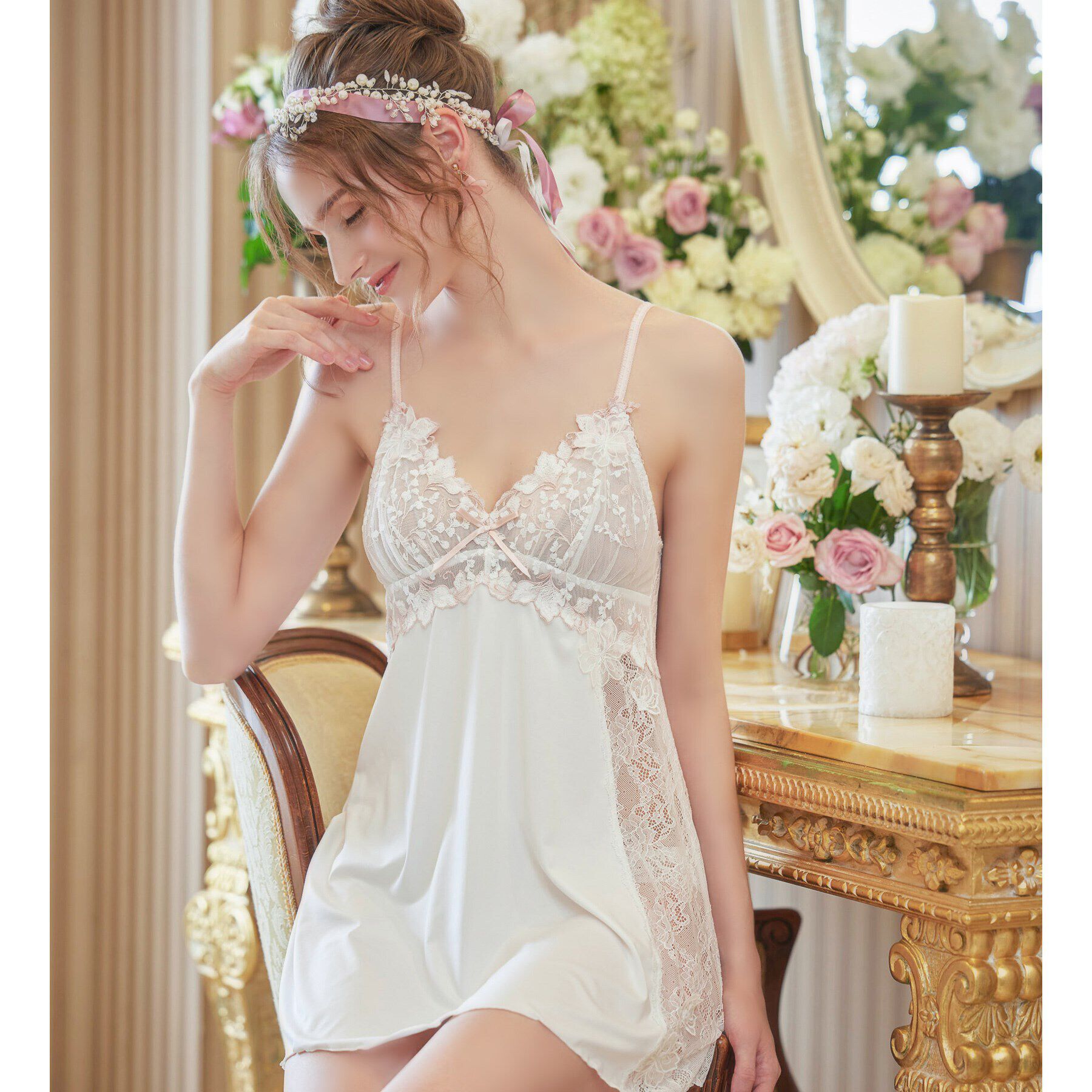 Risa Magli「ロマーヌ スリップ」|キャミソール|