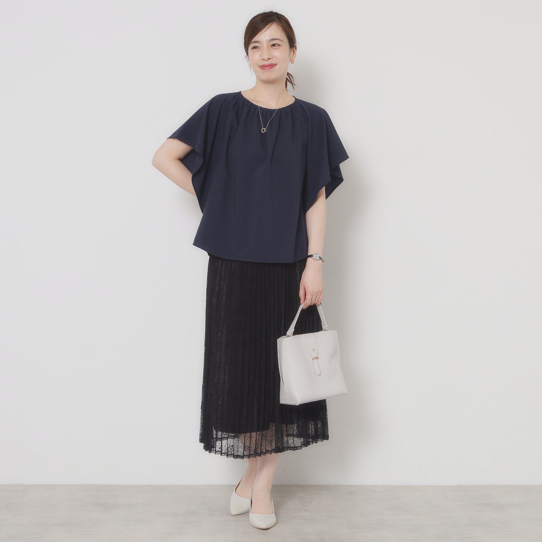 ITS&rsquo;DEMO「【清涼感／手洗い可】サッカーストライプブラウス」|シャツ・ブラウス|