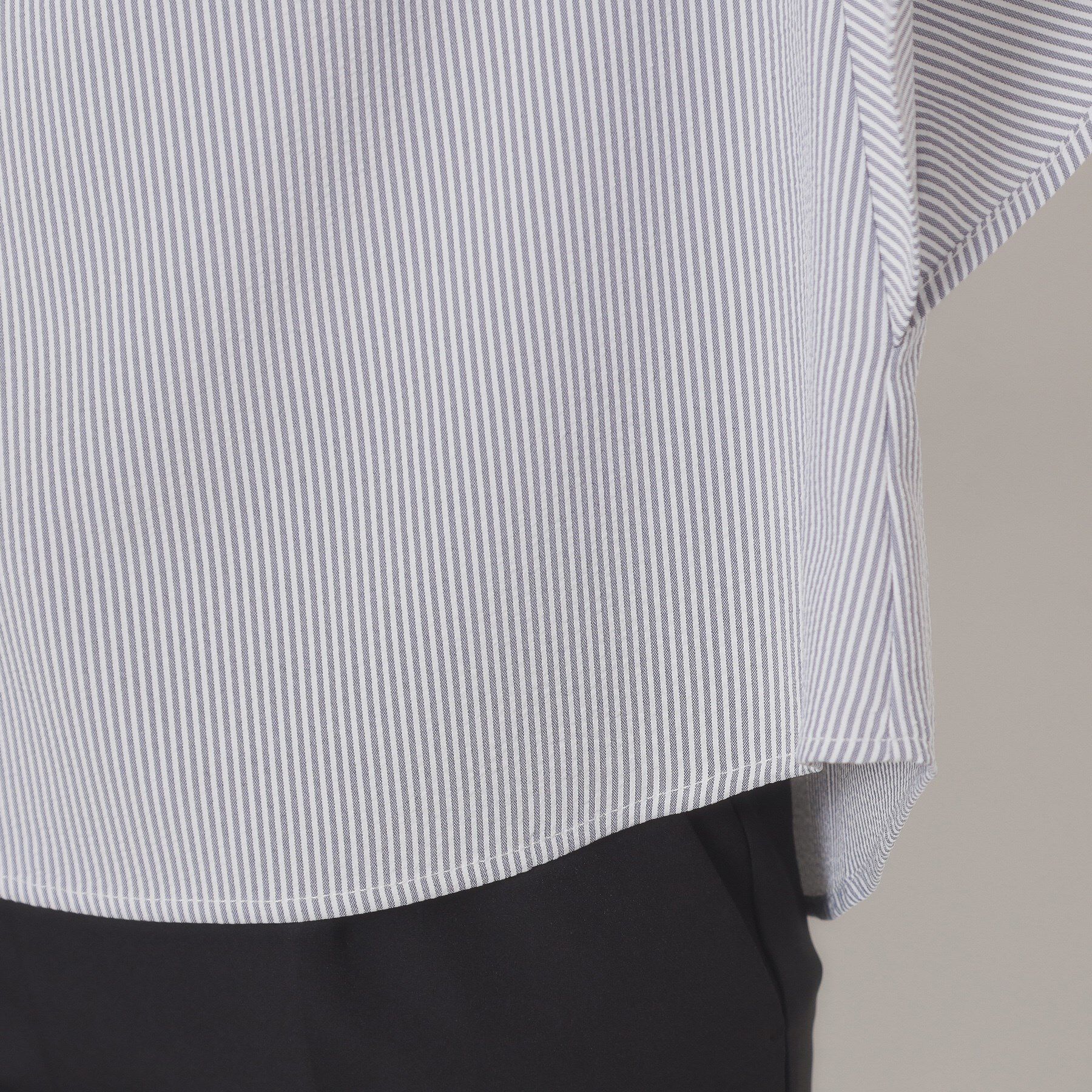 ITS&rsquo;DEMO「【清涼感／手洗い可】サッカーストライプブラウス」|シャツ・ブラウス|