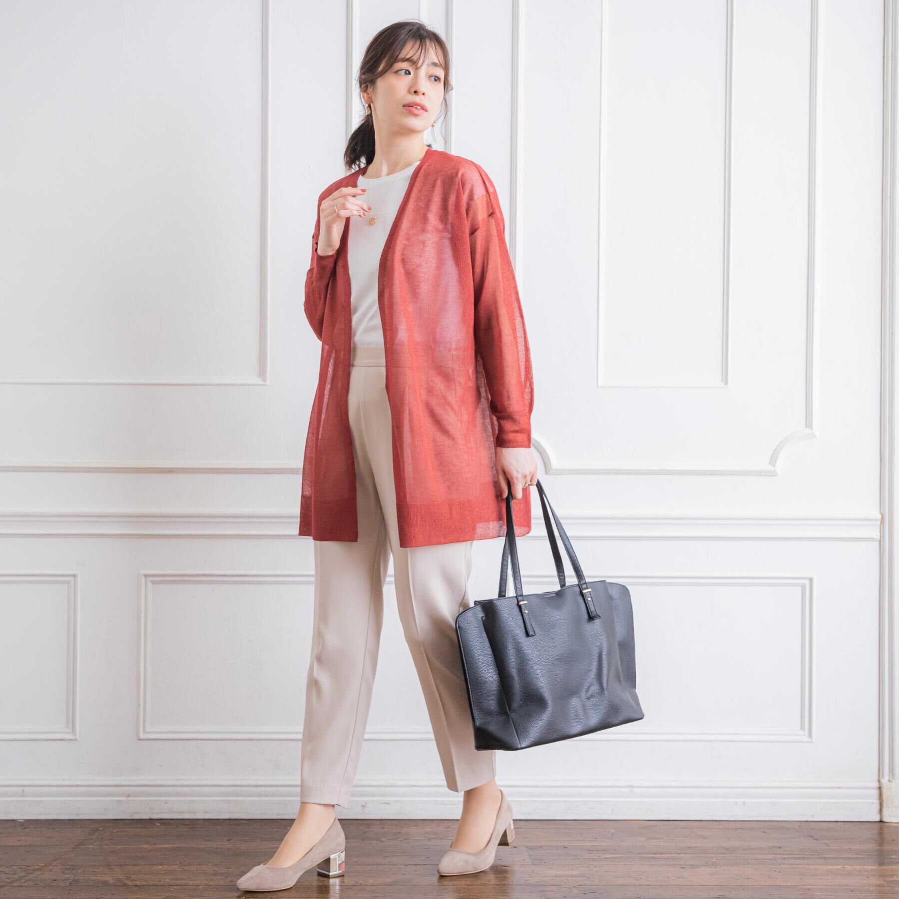 ITS&rsquo;DEMO「＜かるバッグ＞横型A4トート【通勤／PC対応】」|トートバッグ|