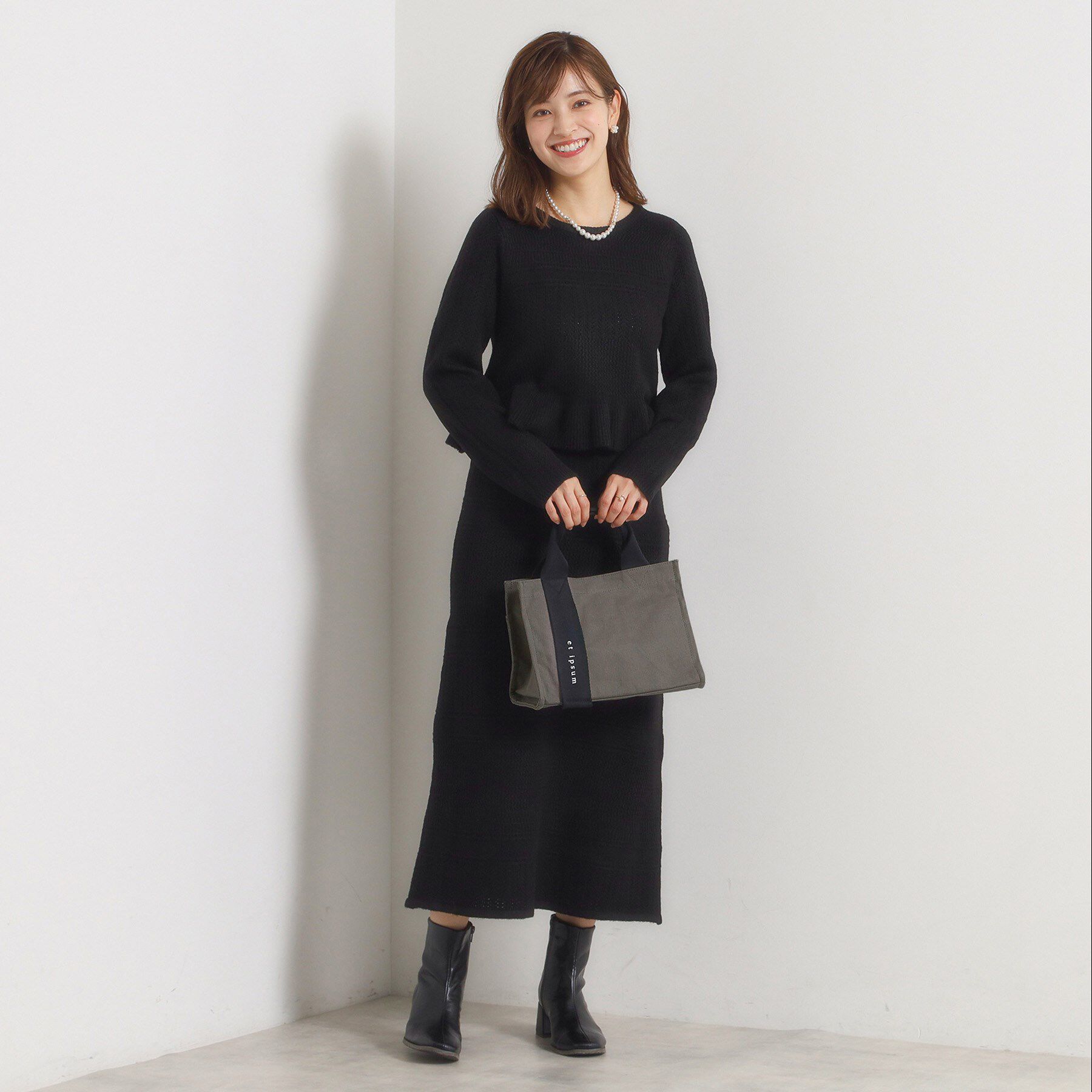 ITS&rsquo;DEMO「オッドハンドルトート」|トートバッグ|