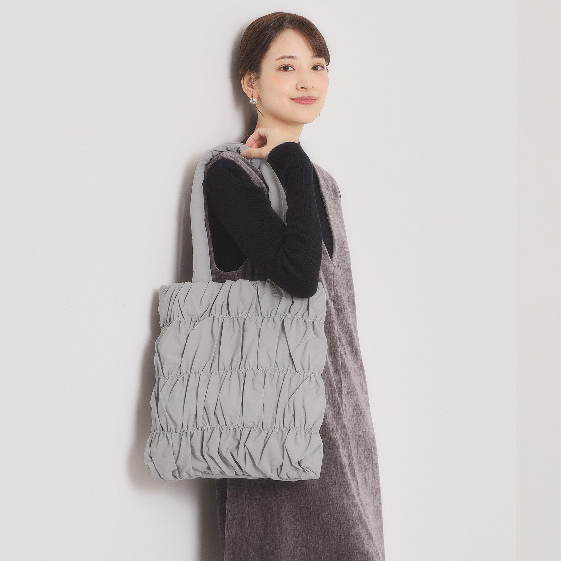 ITS&rsquo;DEMO「【A4対応】ギャザートート」|トートバッグ|