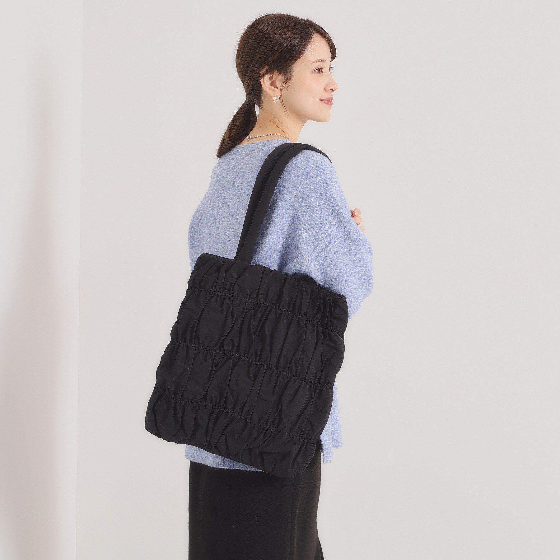 ITS&rsquo;DEMO「【A4対応】ギャザートート」|トートバッグ|