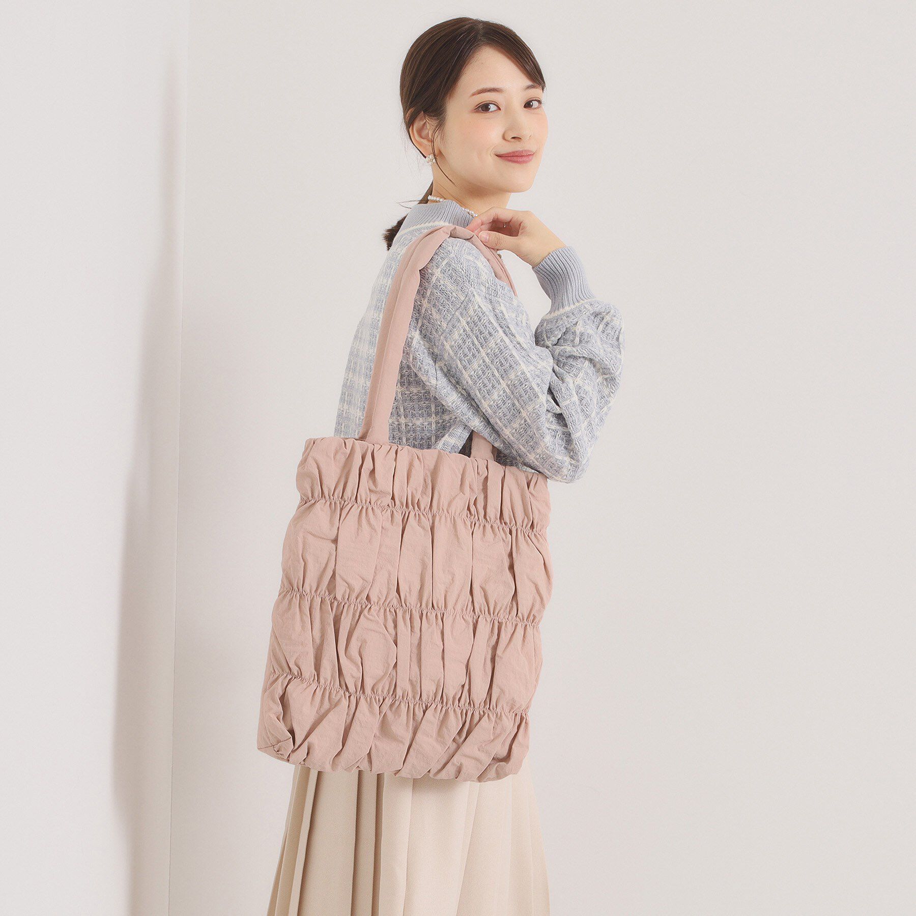 ITS&rsquo;DEMO「【A4対応】ギャザートート」|トートバッグ|