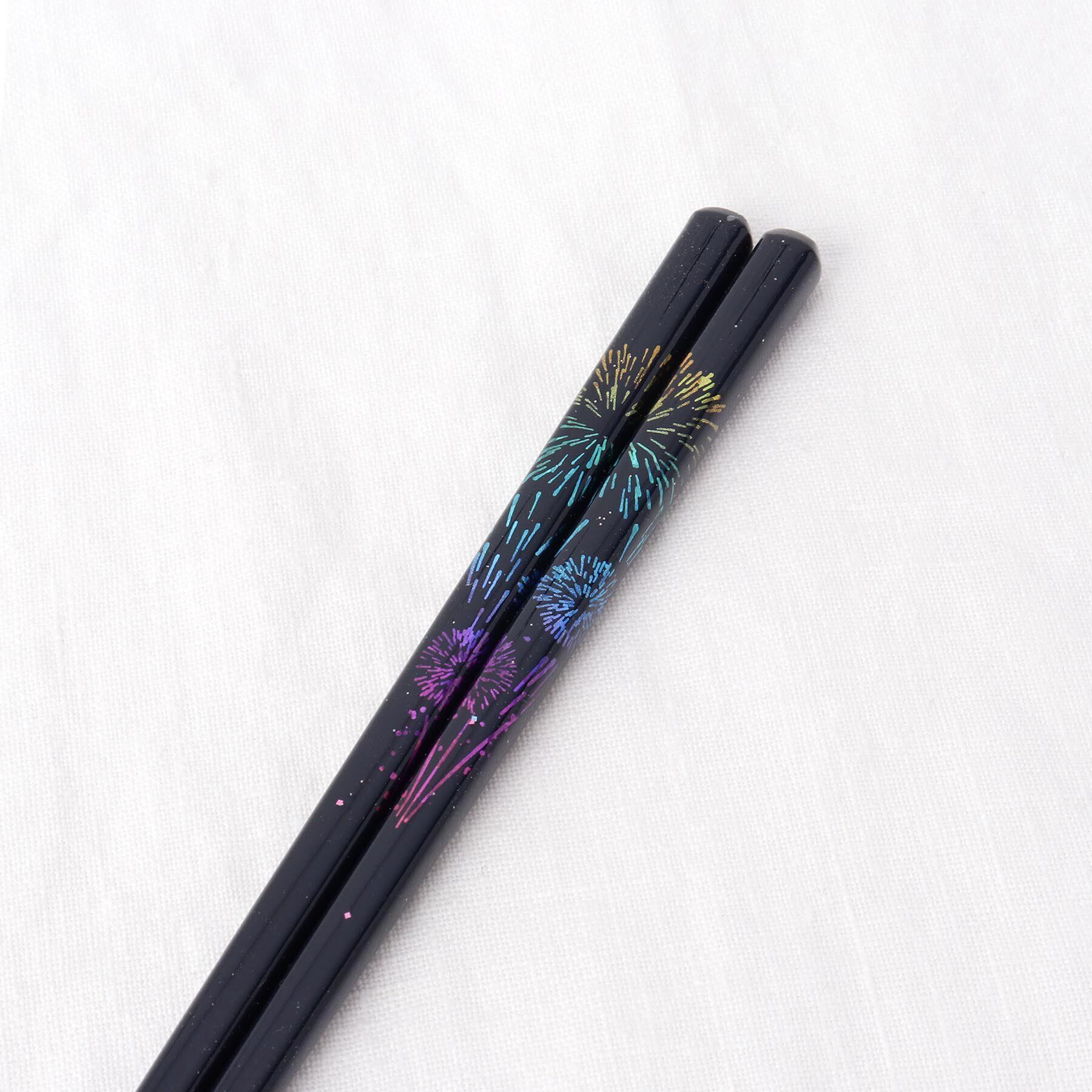 212 KITCHEN STORE「桐箱入り 箸・箸置きセット 虹花火 23cm」|食器・キッチングッズ|