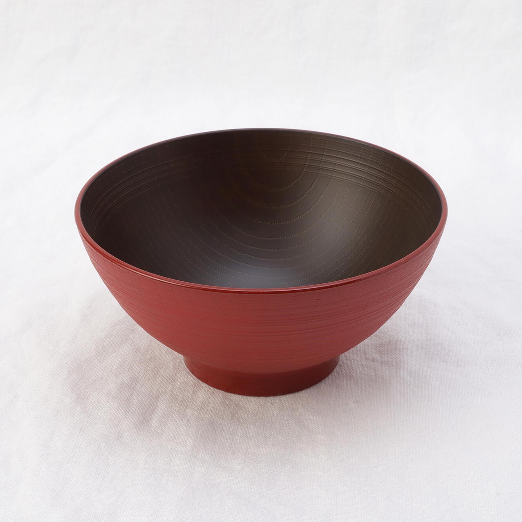 212 KITCHEN STORE「どんぶり 刷毛筋 赤内木目」|食器・キッチングッズ|