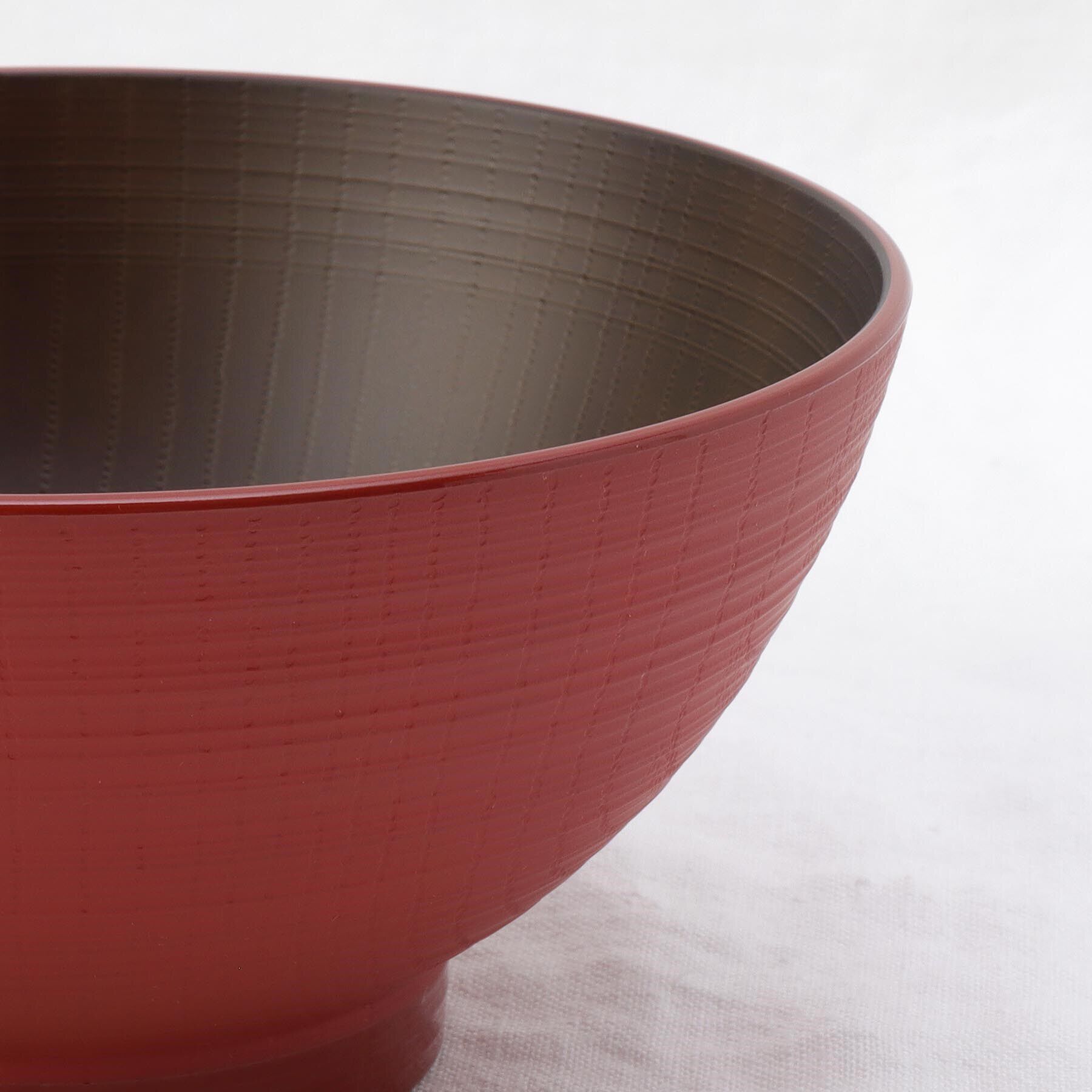 212 KITCHEN STORE「どんぶり 刷毛筋 赤内木目」|食器・キッチングッズ|