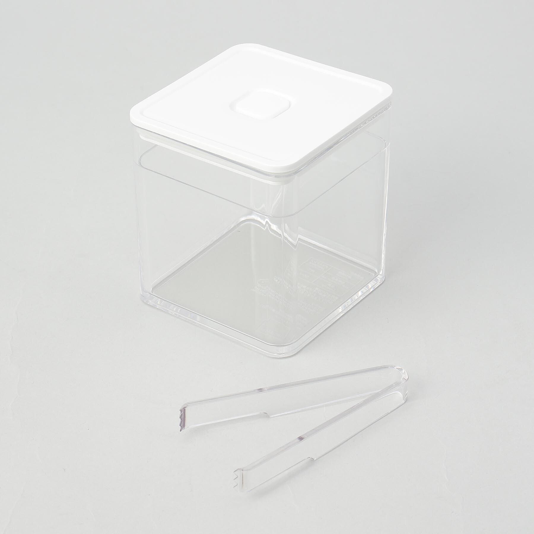 212 KITCHEN STORE「トング付き バルブ付き密閉保存容器 WH 山崎実業 ＜tower タワー＞」|食器・キッチングッズ|