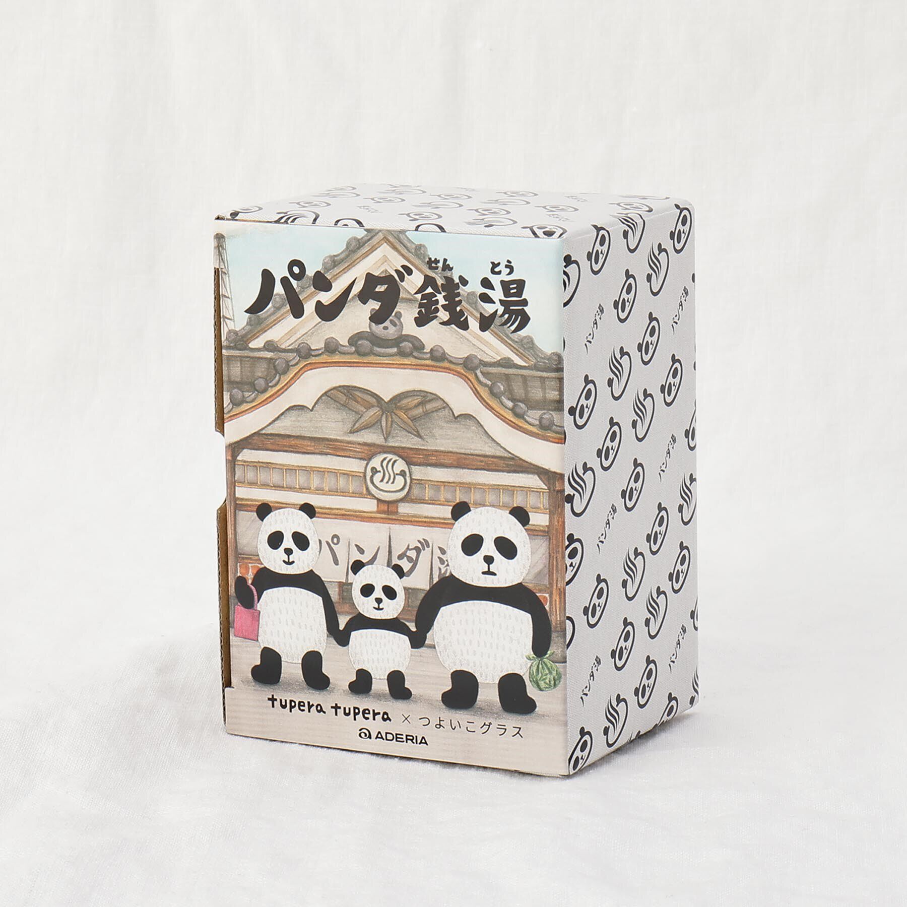 212 KITCHEN STORE「つよいこグラスS＆Mセットパンダ銭湯」|グラス・マグカップ|