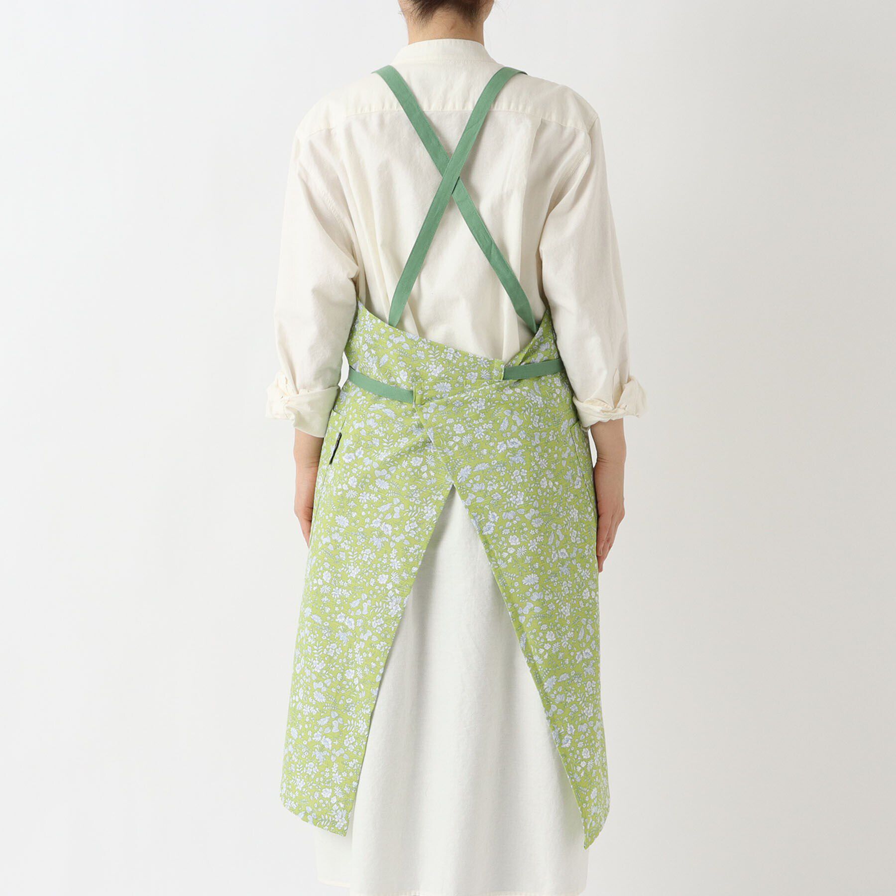 212 KITCHEN STORE「フローラルリーフエプロン GR」|食器・キッチングッズ|