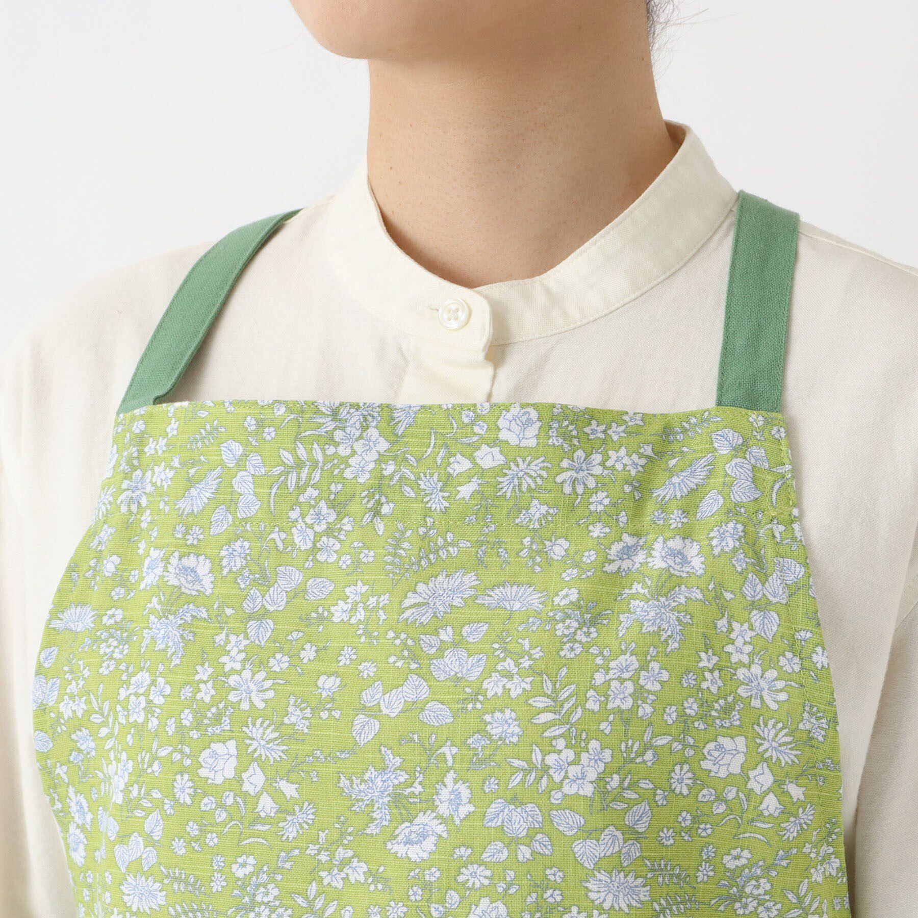 212 KITCHEN STORE「フローラルリーフエプロン GR」|食器・キッチングッズ|
