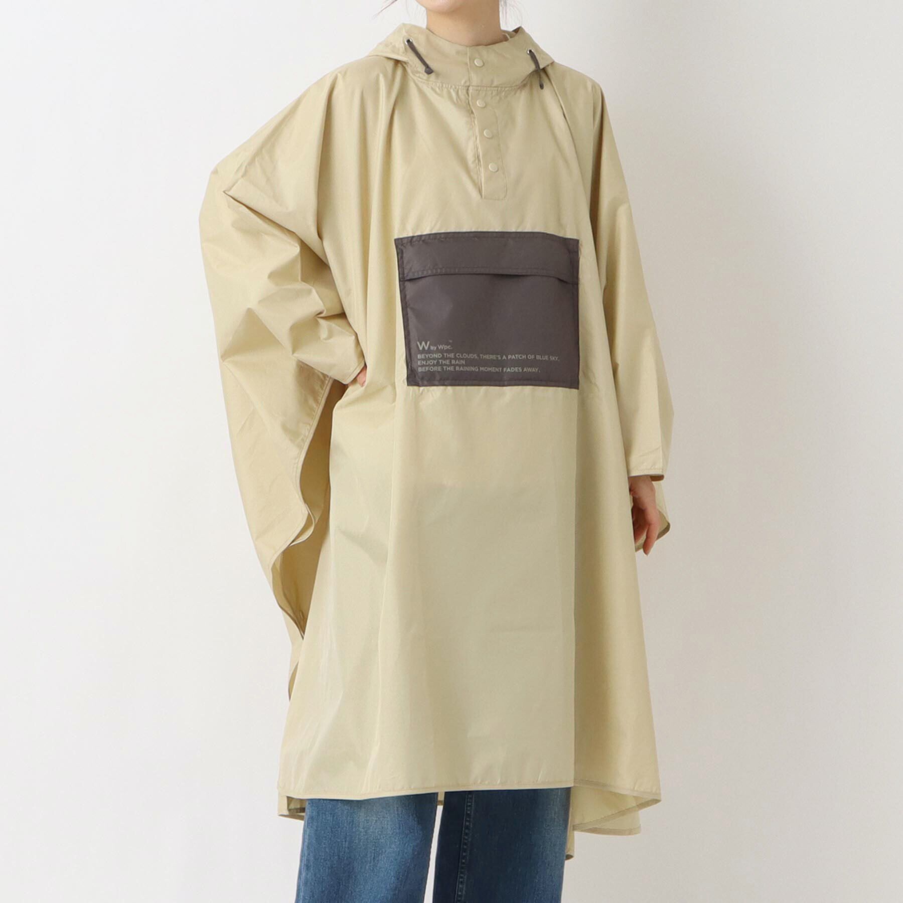 212 KITCHEN STORE「Wpc. パッカブルポンチョバイカラーユニセックス BE」|その他|その他