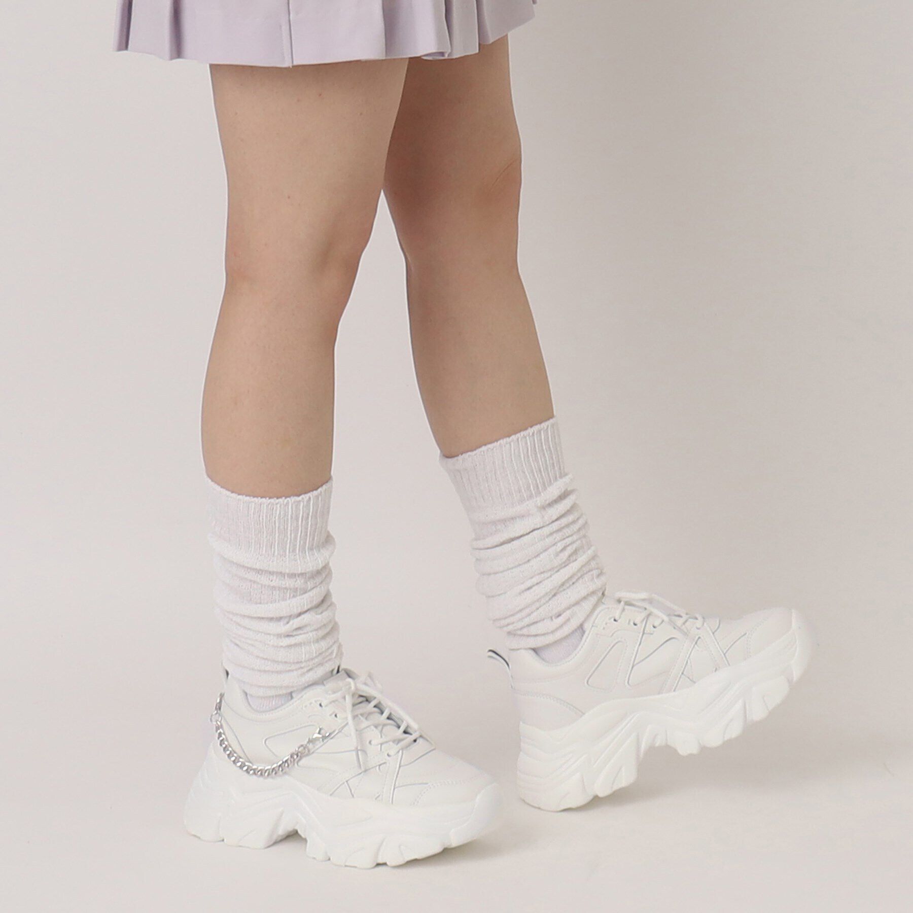 csT&P「2WAYチェーン軽量厚底スニーカー」|スニーカー|