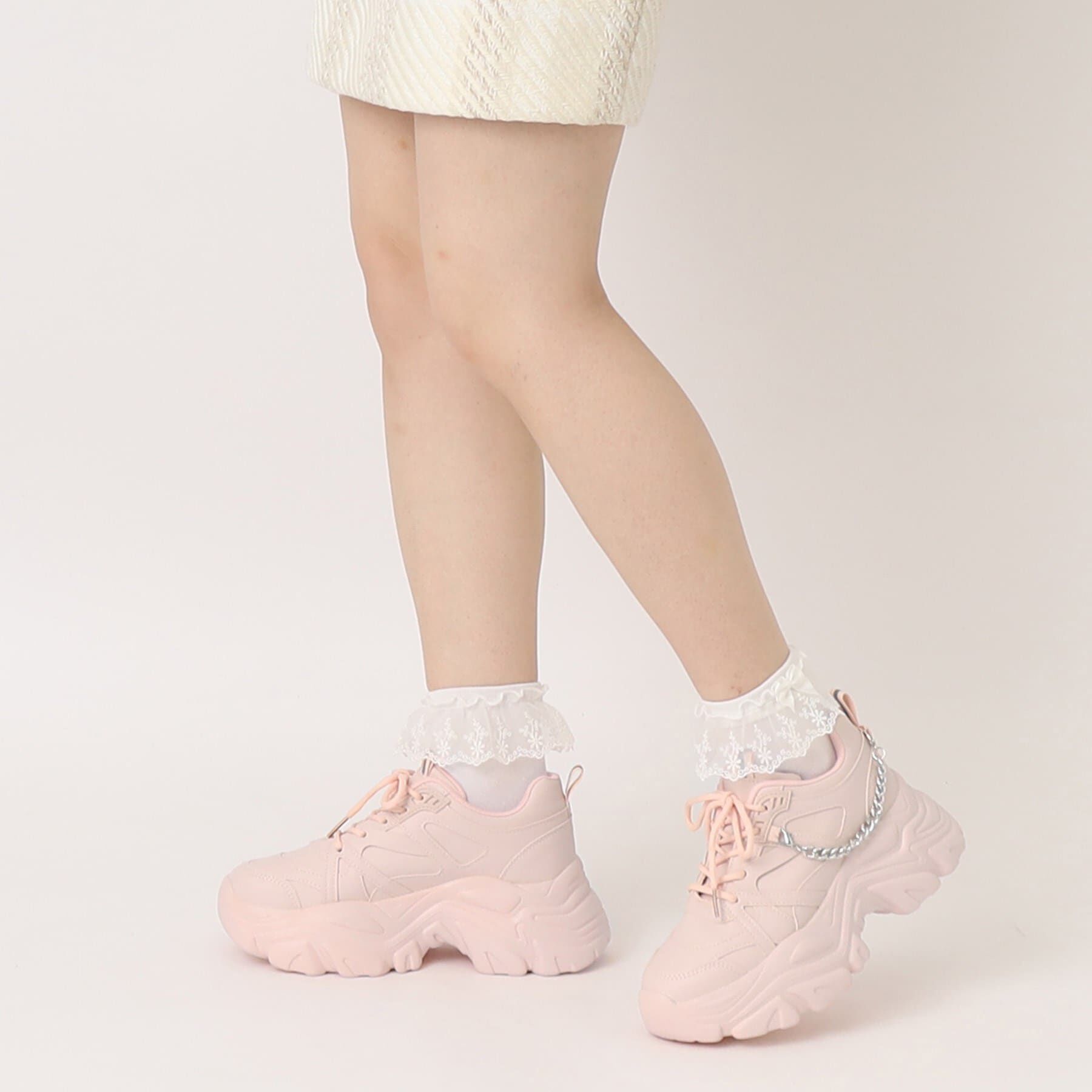 csT&P「2WAYチェーン軽量厚底スニーカー」|スニーカー|