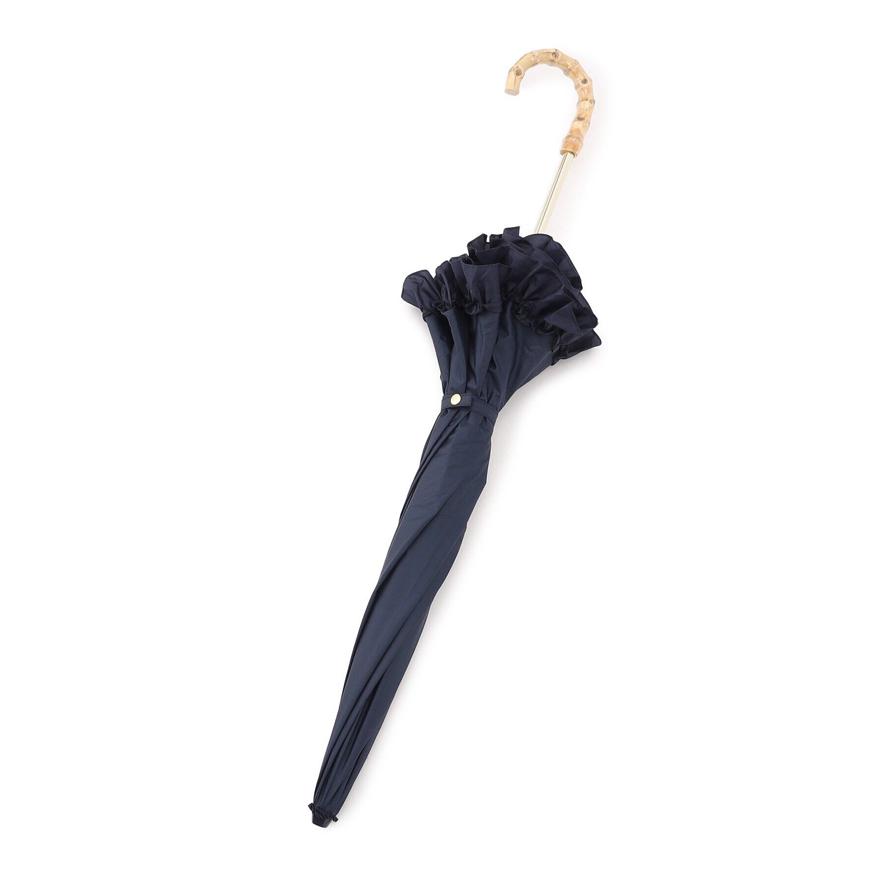 Ober Tashe「pink trick/ピンクトリック　遮光率100％！2段折フリル日傘（晴雨兼用）」|傘|