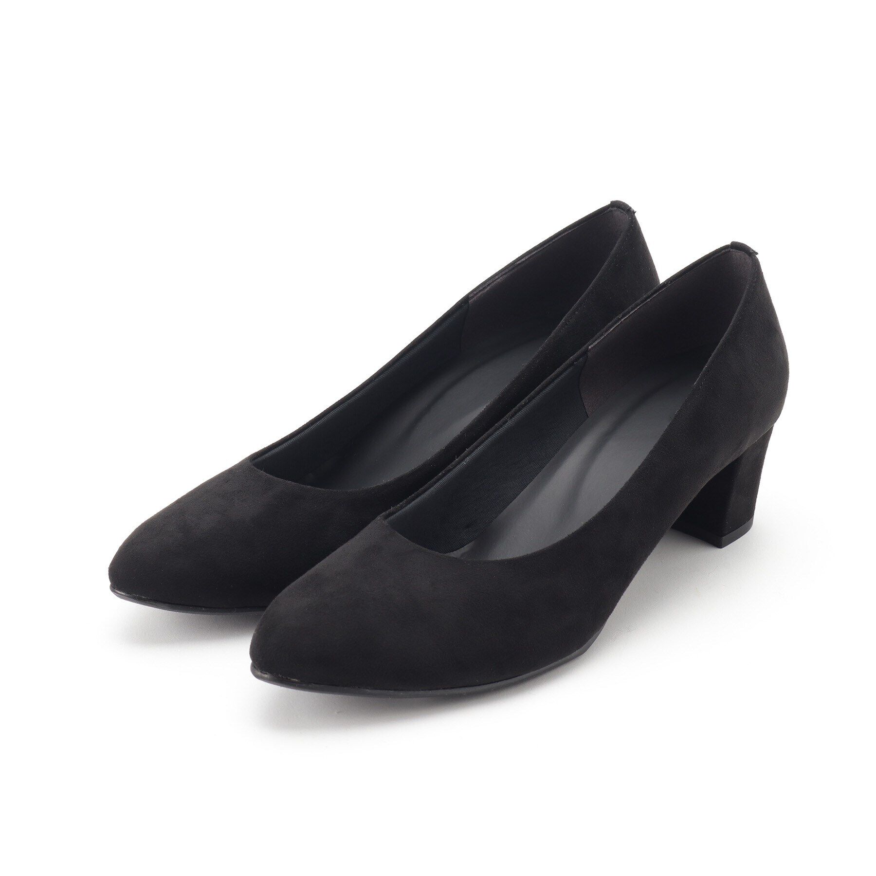 ESPERANZA「ブロックヒールアーモンドトゥパンプス」|パンプス|